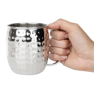 Kladeni vrč iz nerjavečega jekla - 440 ml - Komplet 6 - Olympia