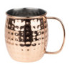 Mug iz kladivastega bakrenega nerjavečega jekla - 440 ml - Komplet 6 - Olympia