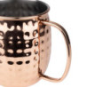 Mug iz kladivastega bakrenega nerjavečega jekla - 440 ml - Komplet 6 - Olympia