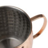 Mug iz kladivastega bakrenega nerjavečega jekla - 440 ml - Komplet 6 - Olympia