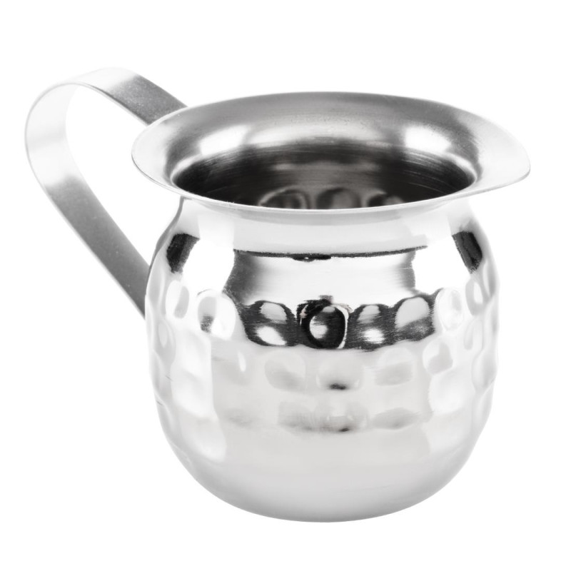 Mini vrč za mleko iz kladivastega nerjavečega jekla - 78 ml - Komplet 6 - Olympia Mini vrč za mleko iz kladivastega nerjavečega jekla - 78 ml - Komplet 6 - Olympia