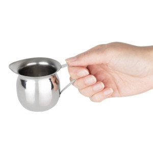 Mini vrč za mleko iz nerjavečega jekla - 120 ml - Komplet 6 - Olympia