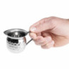 Mini vrč za mleko iz kladivastega nerjavečega jekla - 120 ml - Komplet 6 - Olympia