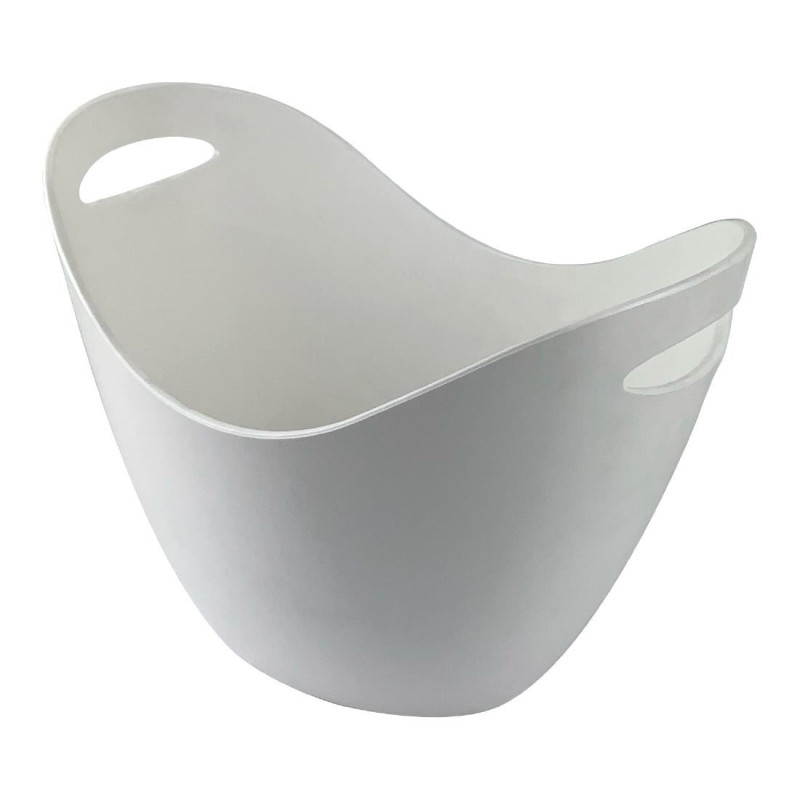 White Plastic Wine Bucket - 8 L - Beaumont White Plastic Wine Bucket - 8 L - Beaumont