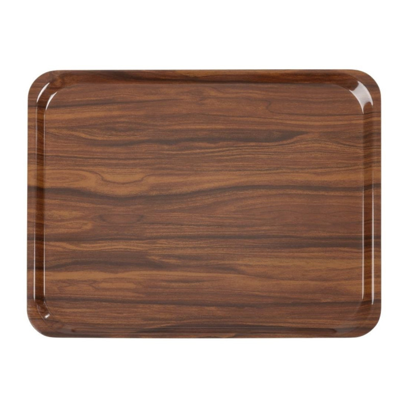 Gladki laminirani pladenj Capri oreh - 460 x 360 mm - Komplet 24 - Cambro Gladki laminirani pladenj Capri oreh - 460 x 360 mm - Komplet 24 - Cambro