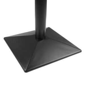 Kvadratna miza z učinkom temnega lesa - 70 x 70 cm - Bolero