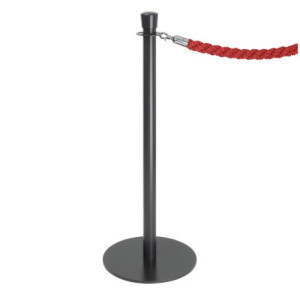 Poteau d'Accueil Base Plate Črna - Komplet 2 - Bolero