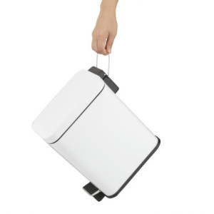 Slim bela kopalniška košara - 5 L - Jantex