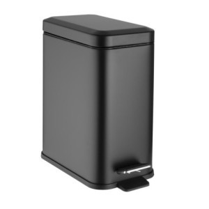 Slim črna kopalniška košara - 5 L - Jantex