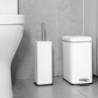 Brosse in Podstavek WC Kvadratna Bela - Jantex