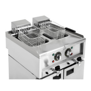 Električni cvrtnik Serija 600 - 2 x 8 L - Buffalo