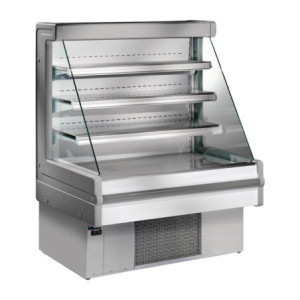 Vitrine Hladilna Samopostrežna Siva - 1000 mm - Zoin