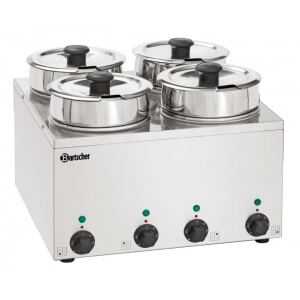 Bain-Marie za profesionalno omako s 4 x 3,5 litra za gostinske strokovnjake
