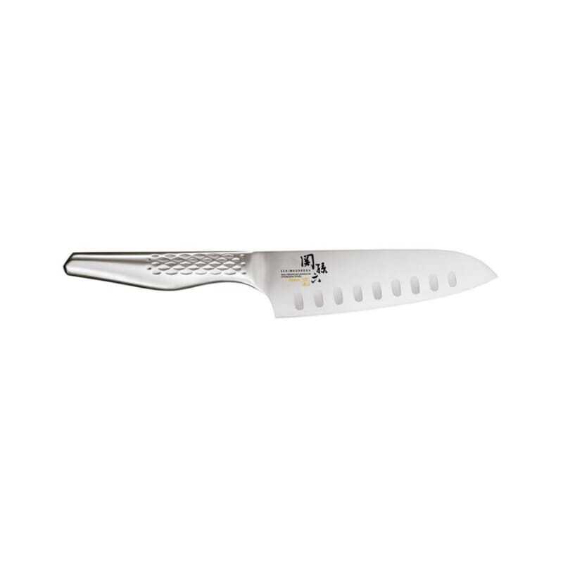 Nož Santoku z vdolbinami Seki Magoroku Shoso 16,5 cm - Natančno in trpežno rezanje