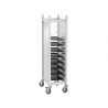 Voziček Inox 10 pladnjev GN 1/1