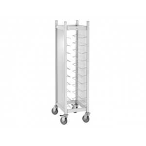 Voziček Inox 10 pladnjev GN 1/1