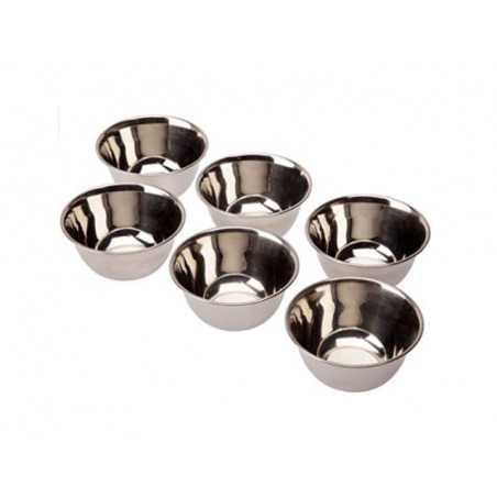 6 Small Stainless Steel Bowls 6 Small Stainless Steel Bowls