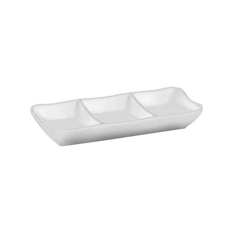 Plošča za tri omake iz melamina - 19 x 8 cm