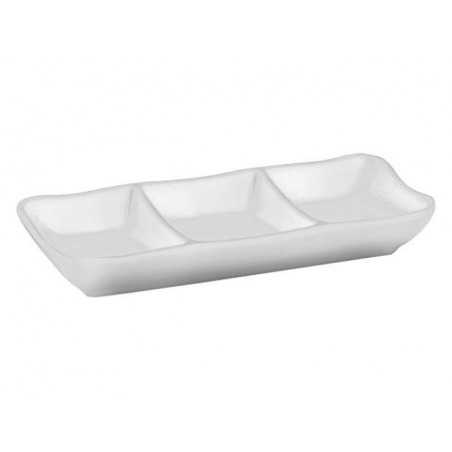 Plošča za tri omake iz melamina - 19 x 8 cm