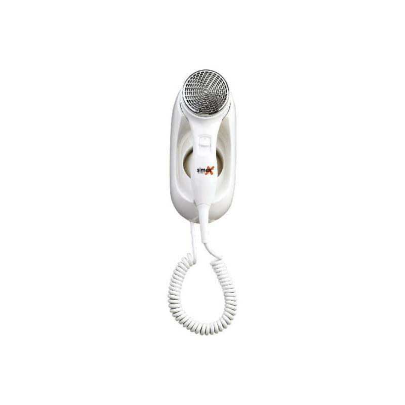Sèche-Cheveux Mural Blanc 1400 W Sèche-Cheveux Mural Blanc 1400 W