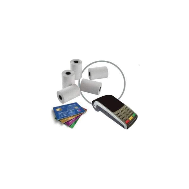 Termalni papir za POS bančne kartice - 57 x 65 mm - Komplet 5 Termalni papir za POS bančne kartice - 57 x 65 mm - Komplet 5