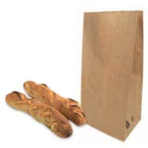 Vreče SOS iz rjavega kraft papirja - 22 x 14 x 38 cm - Paket 500
