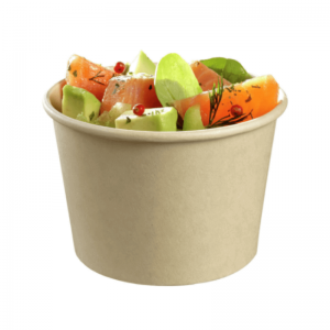 Pot iz bambusovih vlaken Ø 100 mm - 350 ml - Eko prijazen - Paket 50