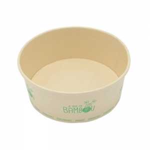 Skleda za solato iz bambusa - 1300 ml - Paket 50