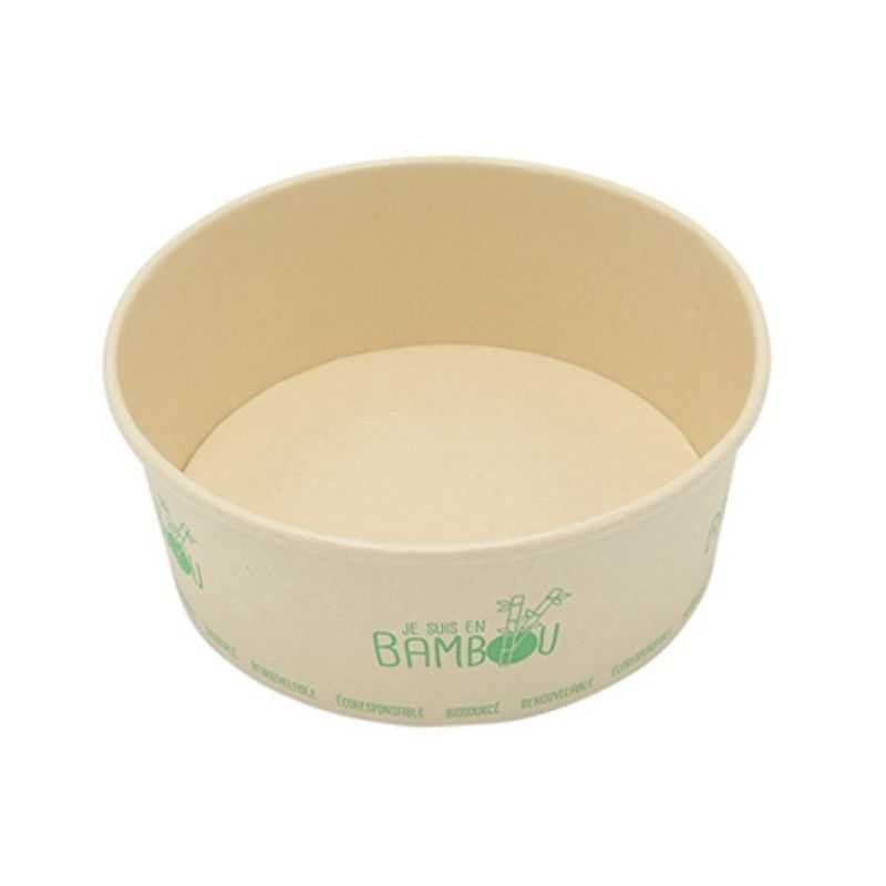 Skleda za solato iz bambusa - 1300 ml - Paket 50