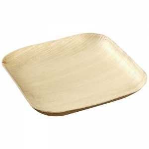 Krožnik iz palmovih listov - 150 x 150 mm - Komplet 25