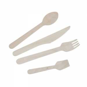 Nož iz brezovega lesa - 160 mm - Paket 100