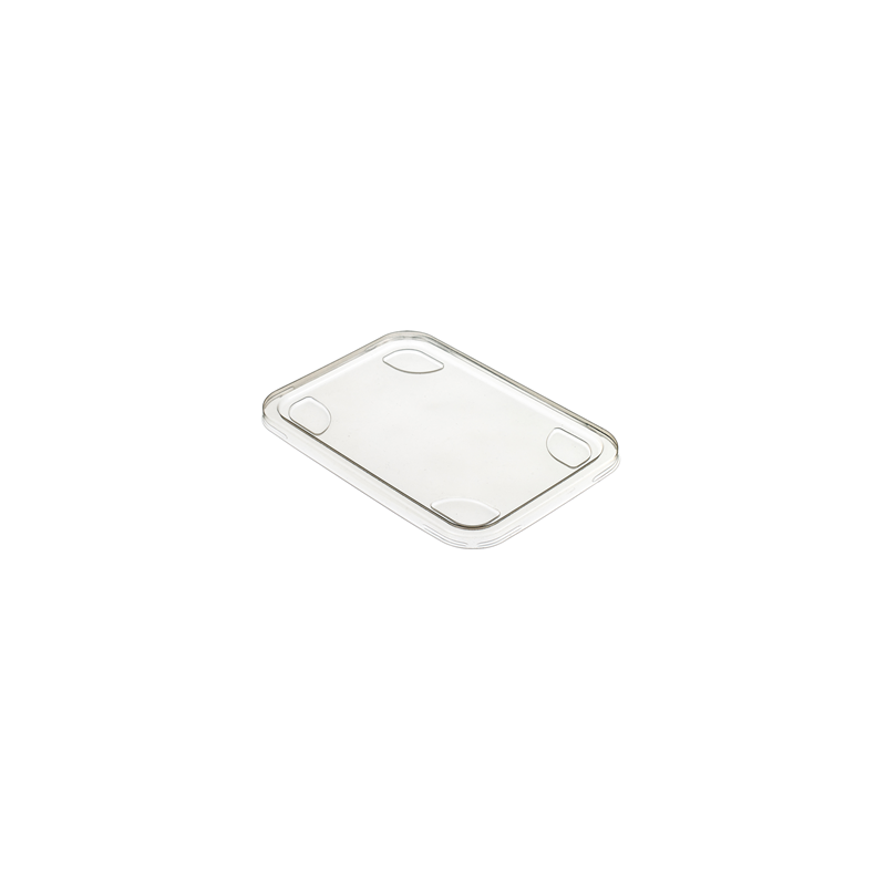 Pokrov za posodico z 2 predelki iz PP - 183 x 131 mm - Paket 50