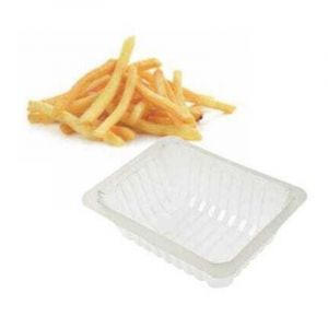 Barquette za pomfri prozorne - 37,5 cl - Paket 250