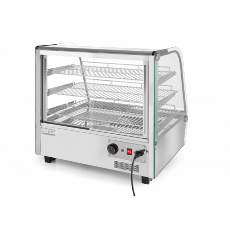 Topli stekleni pult - 3 ravni - 160 L