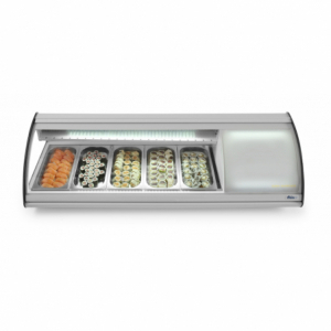 Vitrina za sushije - 5 x GN 1/3 - 63 L