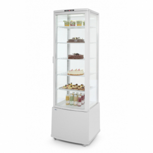 Hladilna vitrina za torte črna - 280 L
