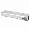 Hladilna vitrina z inox pokrovom - 8 x GN 1/3