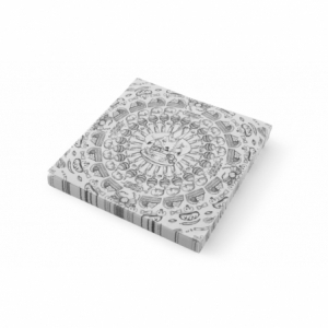 Papir s sulfatnim premazom s motivom hitre prehrane - 200 x 250 mm - 500 enot