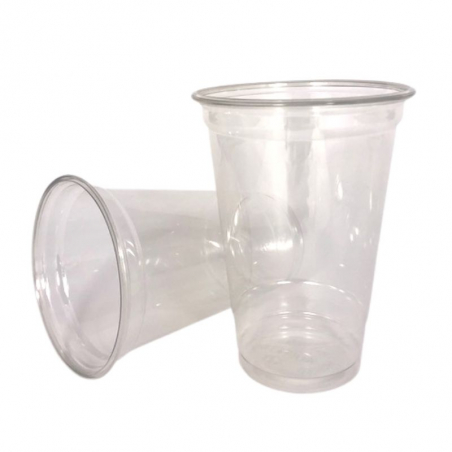 Plastični shaker za koktajle iz PET materiala - 400 ml - Komplet 50 kosov - FourniResto