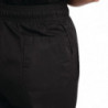 Hlače za kuhinjo Mixte Easyfit črne barve s Teflonom - Velikost XL - Whites Chefs Clothing - Fourniresto