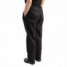 Hlače za kuhinjo Mixte Easyfit črne barve s Teflonom - Velikost XL - Whites Chefs Clothing - Fourniresto