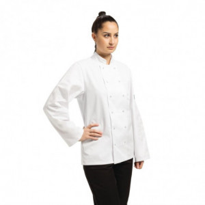 Kuhinjska delovna halja Vegas z dolgimi rokavi - bela - velikost L - Whites Chefs Clothing - Fourniresto