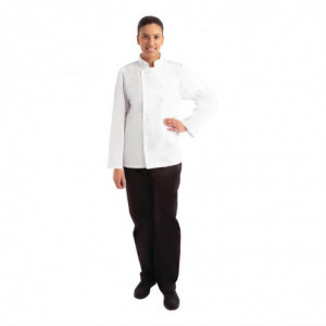 Kuhinjska delovna halja Vegas z dolgimi rokavi - bela - velikost L - Whites Chefs Clothing - Fourniresto