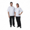Kuhinjska obleka Vegas z mešanimi rokavi, bela - velikost M - Whites Chefs Clothing - Fourniresto