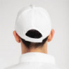Baseball kapa bela z nastavljivim trakom - enotna velikost - Whites Chefs Clothing - Fourniresto