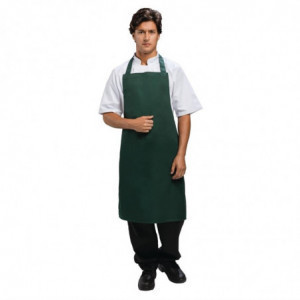 Pletenica Bavette Zelena Steklenica 710 X 970 Mm - Bela Kuharska Oblačila - Fourniresto