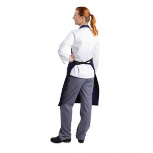 Predpasnik Bavette Modre barve 710 x 970 mm - Whites Chefs Clothing - Fourniresto
