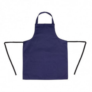 Predpasnik Bavette Modre barve 710 x 970 mm - Whites Chefs Clothing - Fourniresto