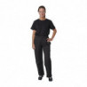 Hlače za kuharje unisex črne barve Vegas - velikost XL - Whites Chefs Clothing - Fourniresto