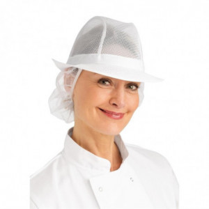 Klobuk Trilby bel s mrežico - velikost L 590 mm - FourniResto - Fourniresto